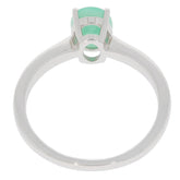 Sterling Silver Semi Mount Ring Setting Oval OV 8X6mm D - PJC20334R - 1 - Syzjewelry